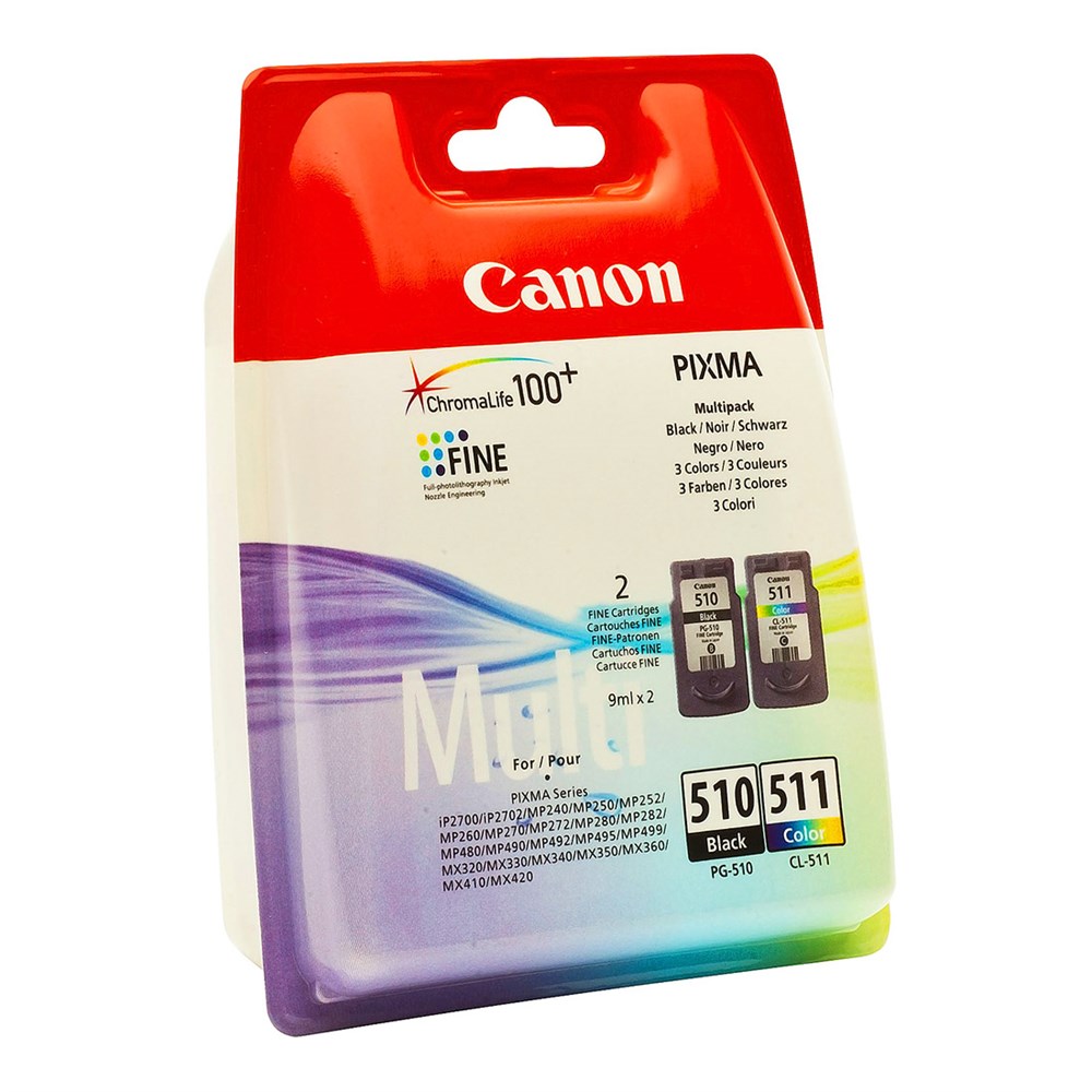 Картридж CANON PG-510/CL-511 (PIXMA MP240/MX320/IP2700) комплект(2970B010) 2970B010