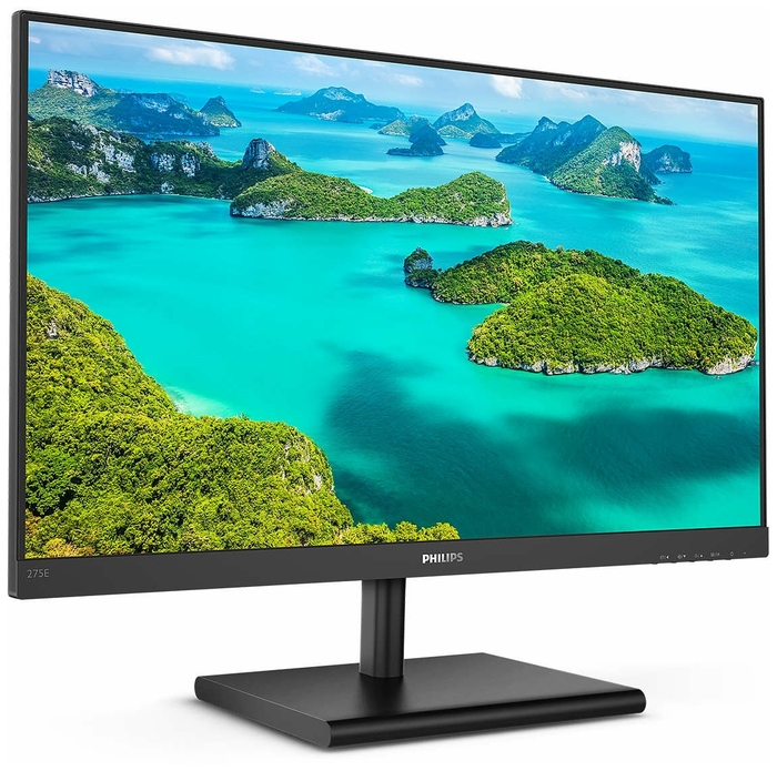 Монитор Philips 27" Black (IPS, 2560x1440, 75Hz, 4 ms, 178°/178°, 250 cd/m, +HDMI, +DisplayPort,AMD FreeSync™) 275E1S/00 275E1S (00/01)
