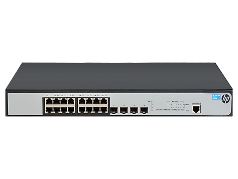Коммутатор HPE 1920-16G Web-managed, CLI, 16*10/100/1000 + 4*SFP, static routing JG923A JG923A