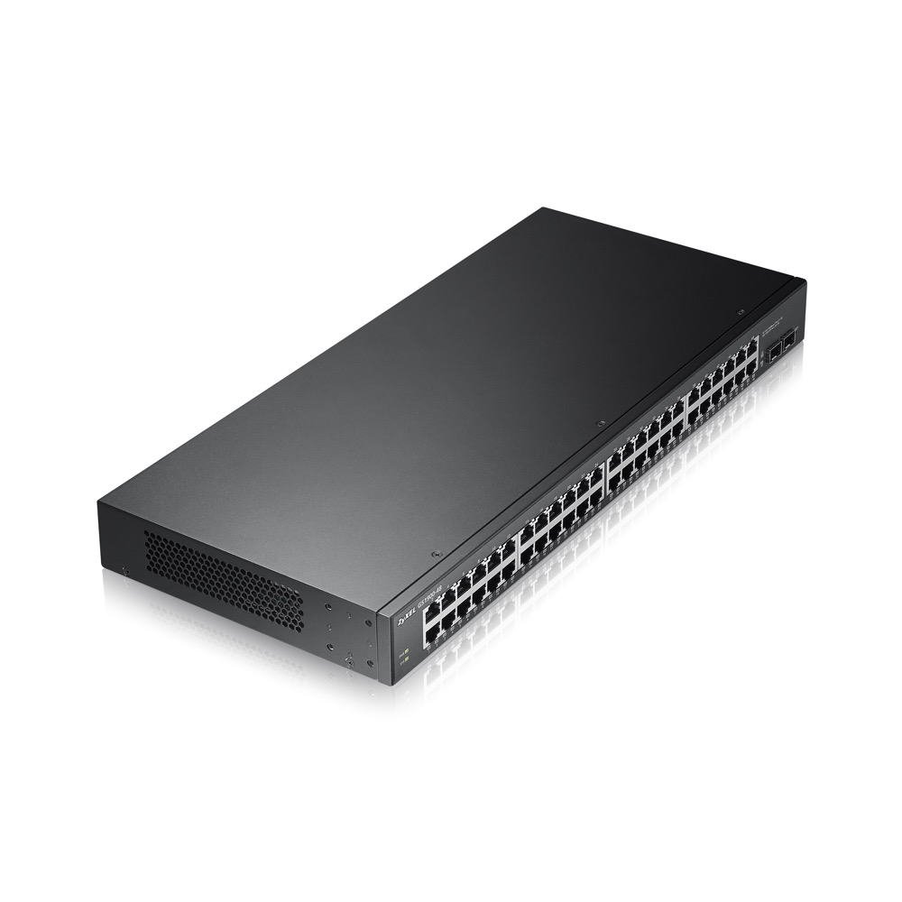 Коммутатор ZYXEL интеллектуальный 48 Gigabit Ethernet и 2 SFP-слота GS1900-48-EU0101F GS1900-48-EU0101F