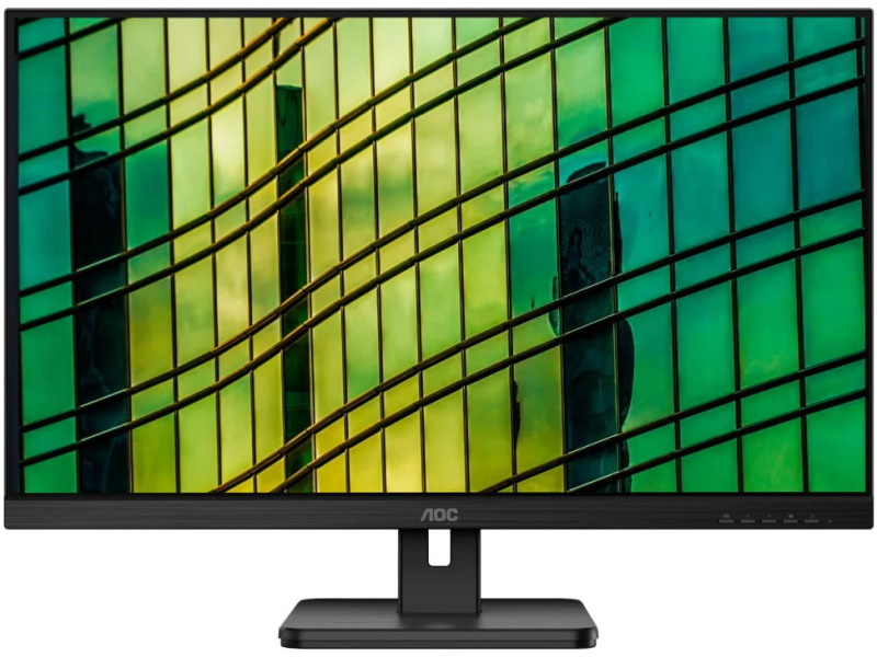 Монитор AOC 27'' 27E2QAE 1920х1080/FHD/16:9, IPS, nonGLARE, 250cd/m2, H178°/V178°, 1000:1, 20M:1, 16.7M, 4ms, VGA, HDMI, DP, Tilt, Speakers, Audio out, 3Y, Black 27E2QAE 27E2QAE