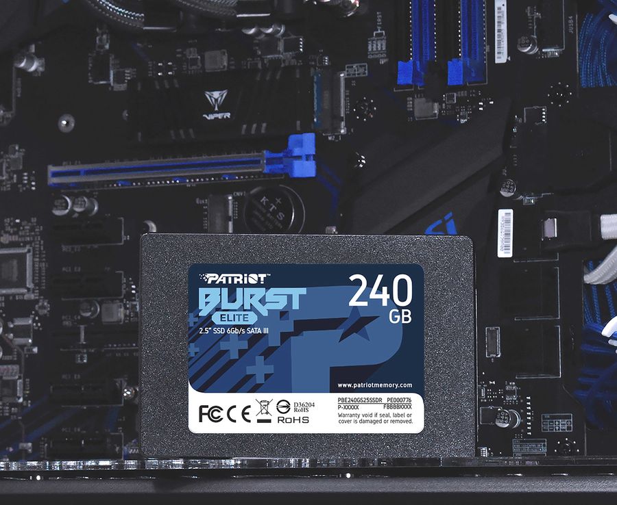 Накопитель SSD Patriot  SATA III 240Gb Burst Elite 2.5"  PBE240GS25SSDR PBE240GS25SSDR #5