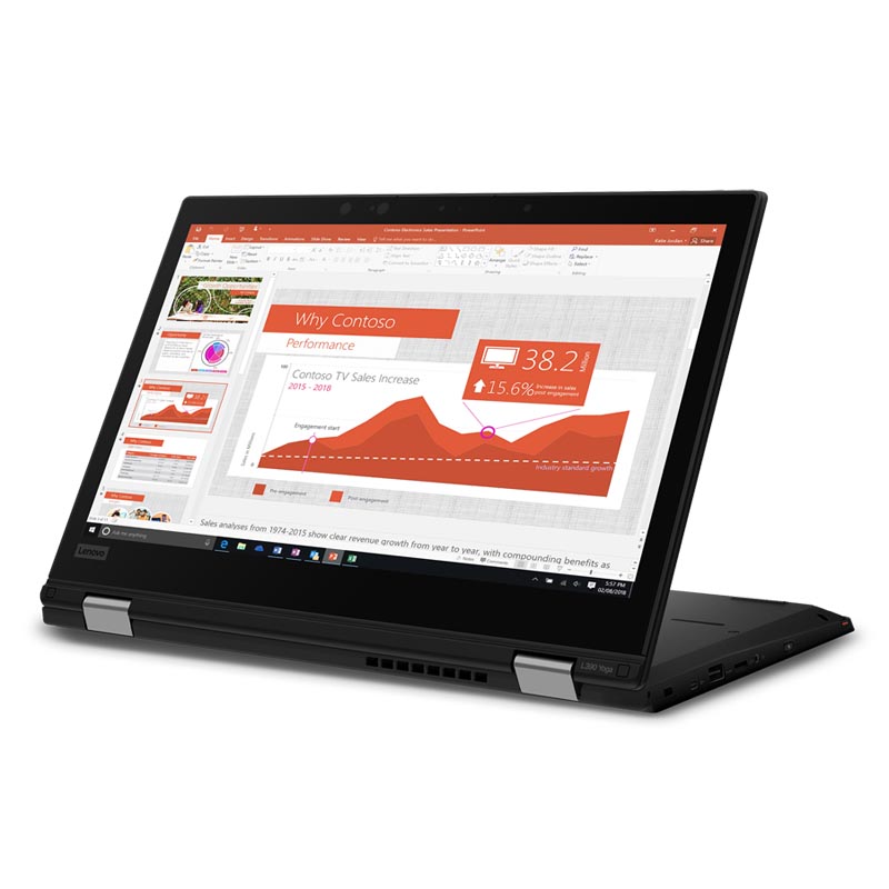 Ноутбук Lenovo L390 Yoga 13" FHD IPS Aluminium TOUCH /I3-8145U_2.1G_2C_MB /8GB_DDR4_2400_SODIMM /256GB_SSD_M.2_2280_NVME_OPAL2 / /INTEGRATED_GRAPHICS /No_ODD 20NT000YRT 20NT000YRT