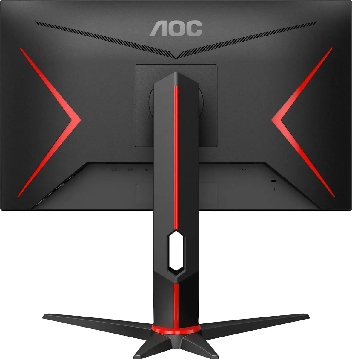 Монитор AOC 23.8'' [16:9] 1920х1080(FHD) IPS, nonGLARE, Нет, 165 Гц, 300cd/m2, H178°/V178°, 1000:1, 80M:1, 16,7 миллионов цветов, 1ms, VGA, 2xHDMI, DP, USB-Hub, Height adj, Tilt, Swivel, Speakers, Curved, 2Y, Black-Red  24G2SP 24G2SP