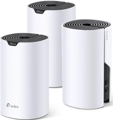 Маршрутизатор TP-Link Deco S4(3-pack) AC1200 Whole-Home Mesh Wi-Fi system, Qualcomm CPU, 867Mbps at 5GHz+300Mbps at 2.4GHz, 2 Gigabit Ports, 2 internal antennas Deco S4(3-pack) Deco S4(3-pack)