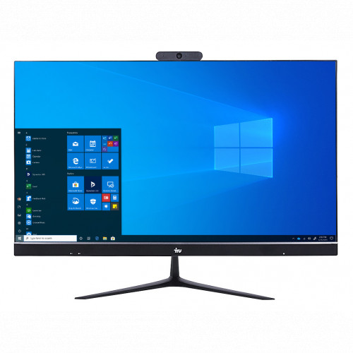 Моноблок iRU Office P2313 23.8" Full HD i3 10100 (3.6) 8Gb SSD240Gb UHDG 630 Windows 11 Professional 64 GbitEth WiFi BT 120W Cam черный 1920x1080 (RUS) 1742754 1742754