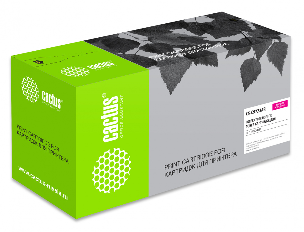 Тонер-картридж Cactus CS-C9723AR пурпурный для HP CLJ 4600/4650 (8000стр.) CS-C9723AR CS-C9723AR