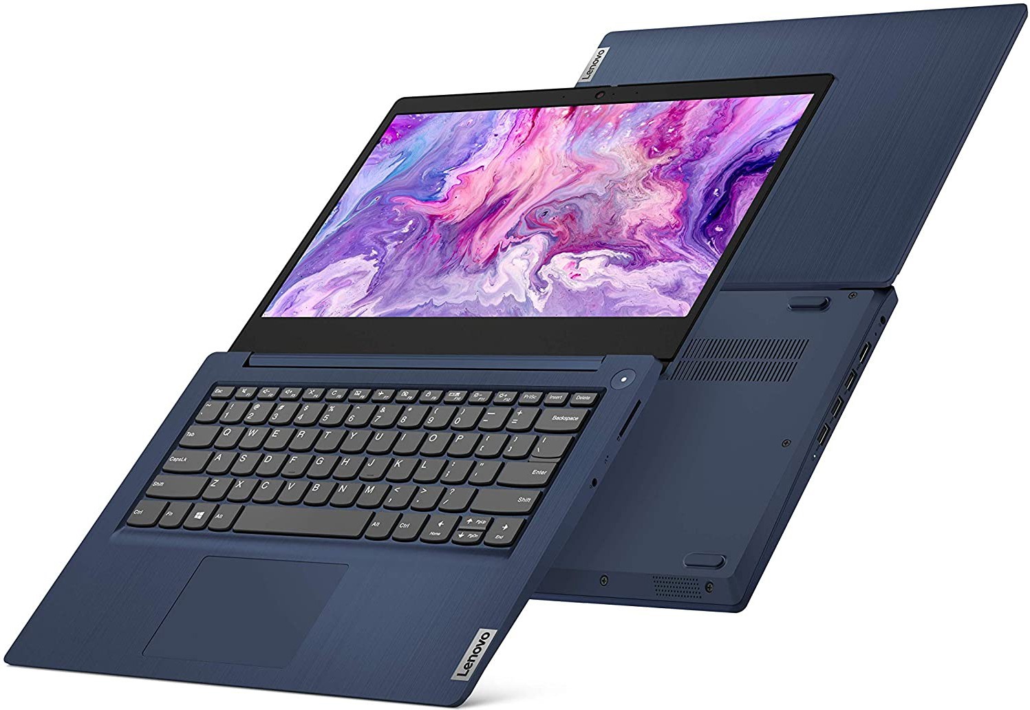 Ноутбук Lenovo IdeaPad 3 14ITL05 14.0'' FHD(1920x1080) IPS/Intel Celeron 6305 1.80GHz Dual/8GB/128GB SSD/Integrated/WiFi/BT5.0/0.3MP/4in1/6 h/1,5 kg/DOS/1Y/BLUE 81X70084RK 81X70084RK