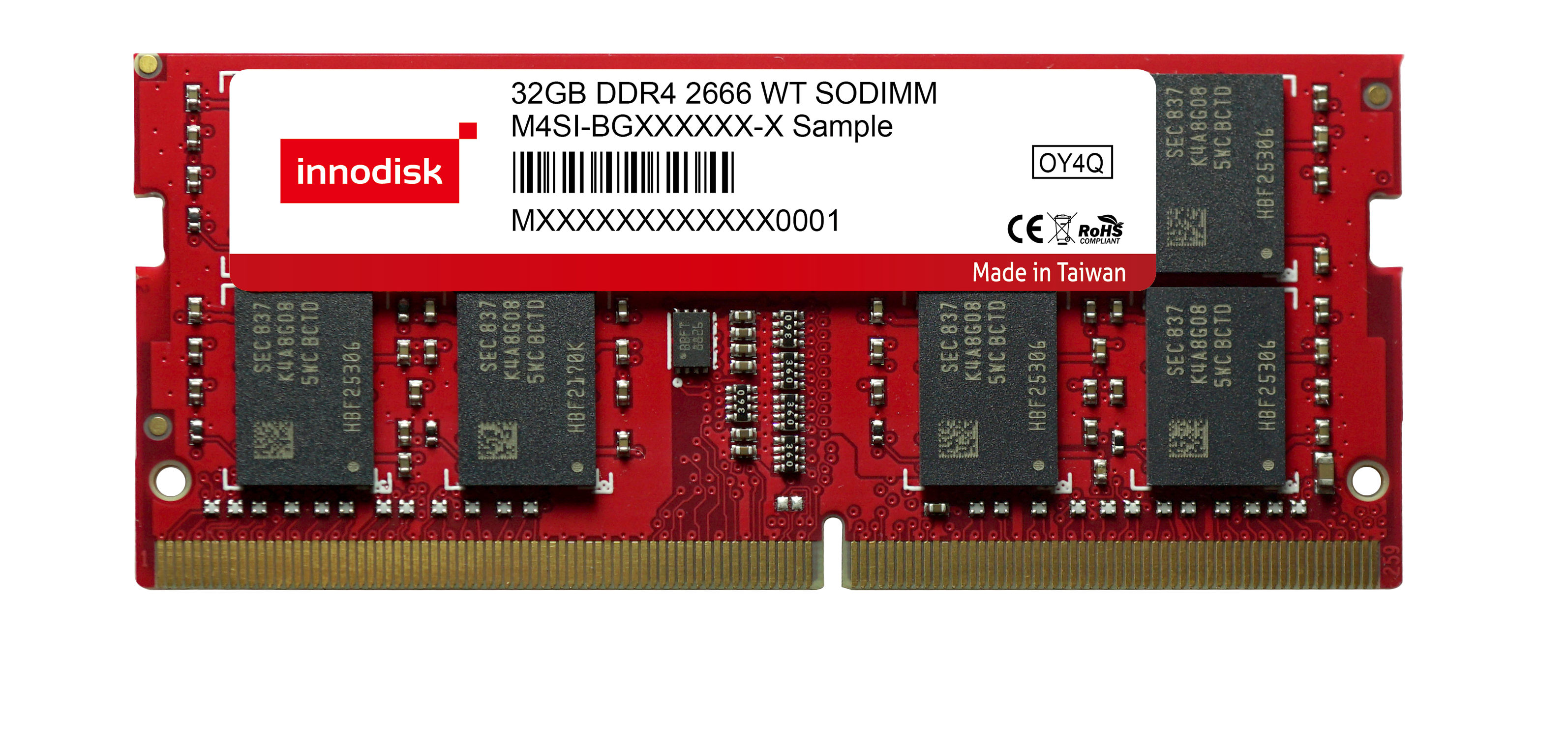 Модуль памяти Innodisk 16GB DDR4 WT 2400 SO DIMM Industrial Memory Non-ECC, 1.2V, 2Rx8, -40°C ~ 85°C, Bulk M4S0-AGM1OISJ M4S0-AGM1OISJ