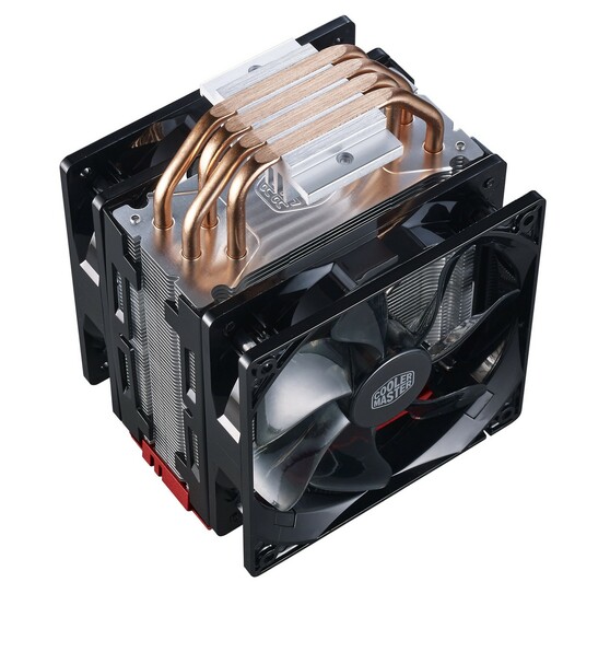 Вентилятор Cooler Master Hyper 212 Turbo Red LED, 600 - 1600 RPM, 160W, Full Socket Support RR-212TR-16PR-R1 RR-212TR-16PR-R1