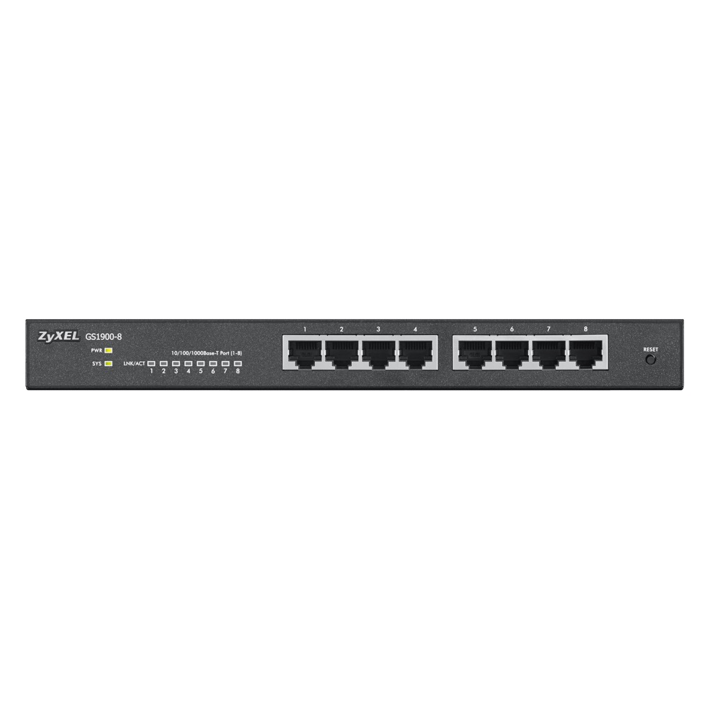 Коммутатор ZYXEL интеллектуальный 8 Gigabit Ethernet GS1900-8-EU0101F GS1900-8-EU0101F #2