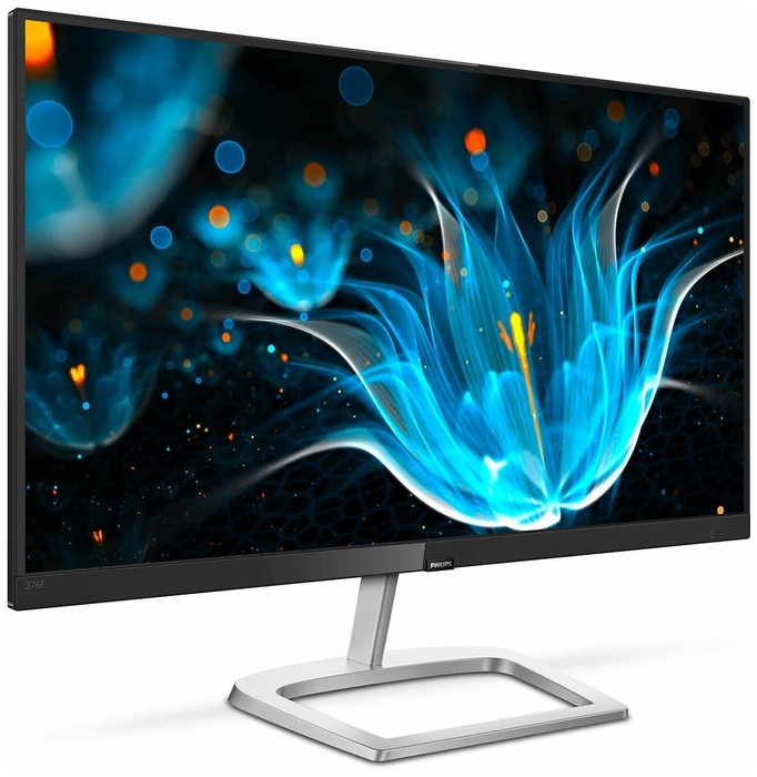 Монитор Philips 27" Black-Silver (IPS, 1920x1080, D-sub+DVI+HDMI, 5 ms, 178°/178°, 250 cd/m, 20M:1)  276E9QDSB (00/01) 276E9QDSB (00/01)