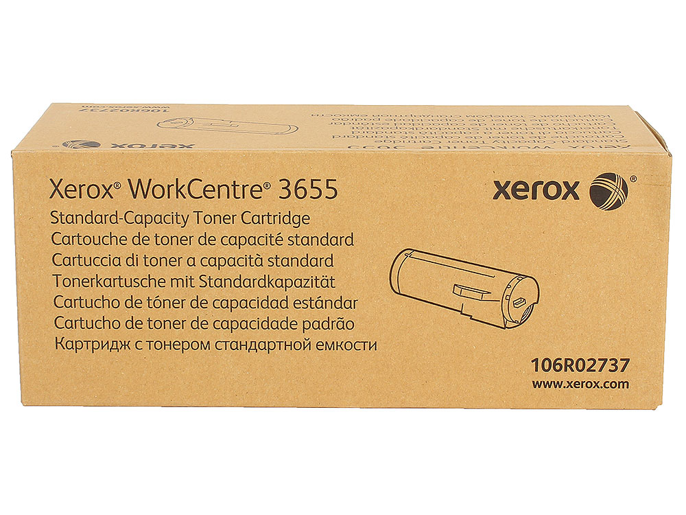 Картридж Xerox лазерный черный (25900стр.) для Xerox WC 3655 106R02741 106R02741