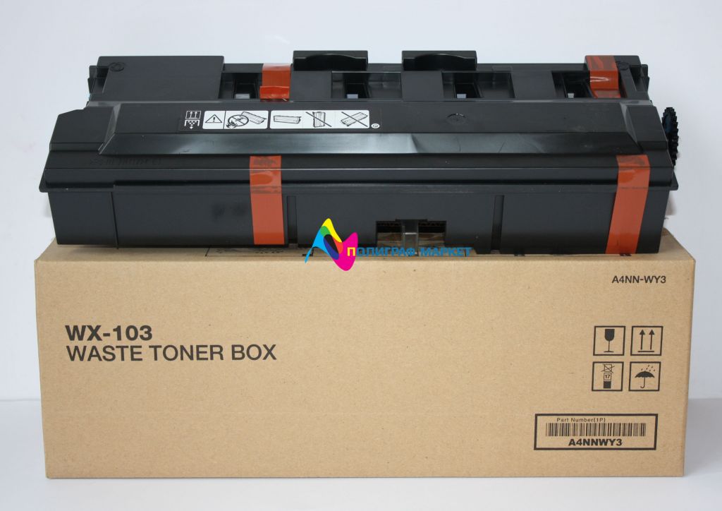 Ёмкость отработанного тонера Waste Toner Box, A4NNWY3 для Konica Minolta bizhub c224e,c284e,c364e A4NNWY3