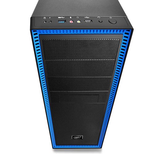 Корпус DEEPCOOL  ATX TESSERACT BF черный, без БП (1х120mm FAN, USB2.0 + USB3.0, Audio) TESSERACT BF TESSERACT BF