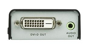 Удлинитель ATEN DVI/HDTV/WUXGA+AUDIO, 60 м., 2xUTP Cat5e, DVI-D+MINIJACK, F, без шнуров, 2xБ.П.220> 5.3V VE602-AT-G VE602-AT-G