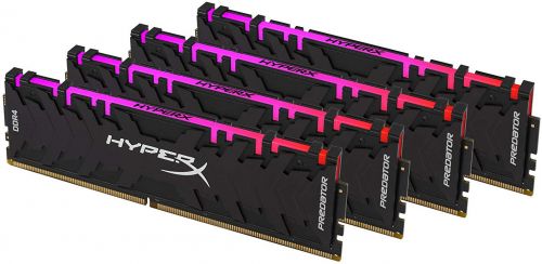 Модуль памяти Kingston Predator Gaming DDR4 Общий объём памяти 32Гб Module capacity 8Гб Количество 4 3200 МГц HX432C16PB3AK4/32 HX432C16PB3AK4/32
