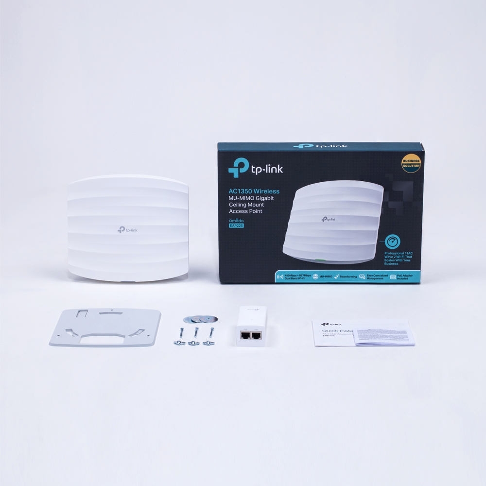 Точка доступа TP-Link AC1200 потолочная 300 Мбит/с n, 867 Мбит/с ac, 802.11a/b/g/n/ac,802.3atPoE, 1*LAN10/100/1000 EAP225 EAP225 #4