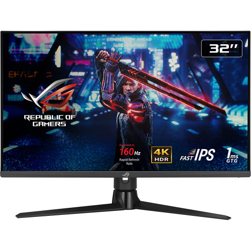 Монитор ASUS 32" 3840x2160@160 Гц, IPS, 1000 : 1, 450 Кд/м², 178°/178°, DisplayPort, HDMI x2, USB х2 шт, AMD FreeSync Premium Pro, NVIDIA G-SYNC Compatible XG32UQ XG32UQ #1