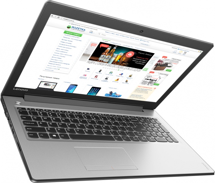 Ноутбук Lenovo IdeaPad 310-15ISK silver 15.6" FHD i3-6100U/4Gb/1TB/G920MX 2Gb/DVDRW/W10 80SM00WTRK