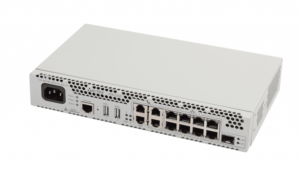 Маршрутизатор Eltex  8хEthernet 10/100/1000 Base-T; 1х1000Base-X (SFP); 1хRS-232 (RJ-45); 2 порта USB2.0 ESR-12VF ESR-12VF #2