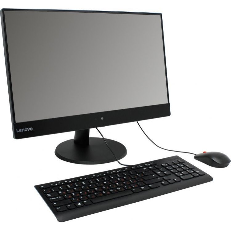 Моноблок Lenovo V510z All-In-One 23" FHD (1920x1080)/Pen G4400T/4Gb_DDR4/500Gb/7200 Intel HD 530/DVD-RW/USB/KB&Mouse/Black+biz grey/W10Pro 10NH000HRU_ 10NH000HRU_