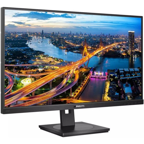 Монитор Philips 27" черный с поворотом экрана IPS 2560x1440 75Hz 4ms 178/178 300cd 1000:1 8bit HDMI1.4 DisplayPort1.4 AdaptiveSync RJ45 3xUSB3.2 USB-C(PD 65W) AudioOut 2x2W VESA 276B1/00 276B1/00