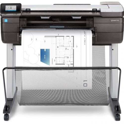 Принтер HP DesignJetT830 MFP (p/s/c, 24",4color,2400x1200dpi,1Gb,26sppA1,USB for Flash/GigEth/Wi-Fi,stand,mediabin,rollfeed,sheetfeed,tray50(A3/A4),autocutter,Scanner600dpi,24x109", 2ywarr, repl. F9A28A) F9A28D F9A28D