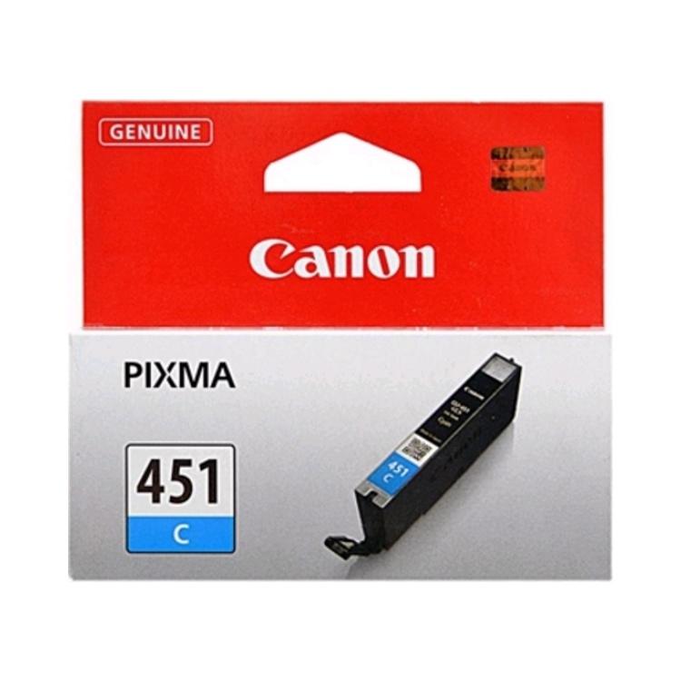 Картридж струйный Canon CLI-451 голубой C для PIXMA iP7240/MG6340/5440/6440 (345 стр.) 6524B001 6524B001