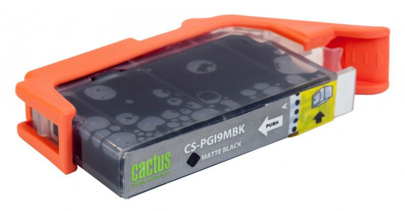 Картридж Cactus струйный CS-PGI9MBK черный матовый для Canon Pixma PRO9000 MarkII/PRO9500/ (13.4мл) CS-PGI9MBK CS-PGI9MBK