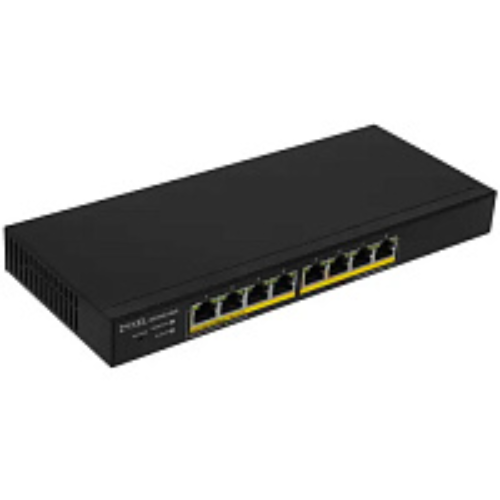 Коммутатор Zyxel NebulaFlex GS1915-8EP Hybrid Smart L2 PoE+ Switch 8xGE PoE+, Silent (No Fan), 60W PoE Budget, Standalone/Cloud Management GS1915-8EP-EU0101F GS1915-8EP-EU0101F