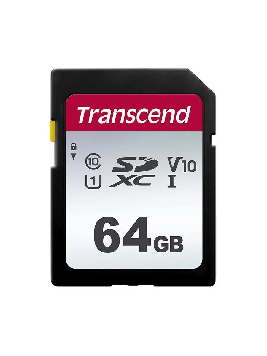 Карта памяти Transcend TS64GSDC300S 64Gb,SDXC,Class 10 TS64GSDC300S TS64GSDC300S #1