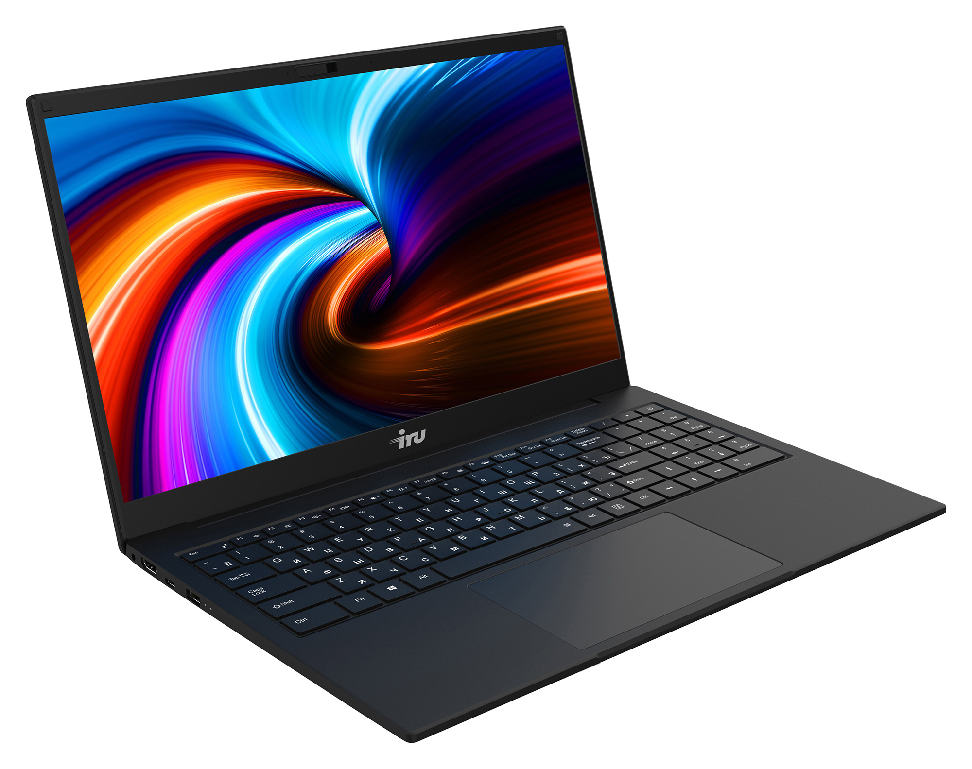 Ноутбук iRU Калибр 15TLI Core i3 1115G4 8Gb SSD256Gb Intel UHD Graphics 15.6" IPS FHD (1920x1080) Free DOS black WiFi BT Cam 7200mAh () 1871663 1871663