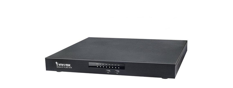 Видеорегистратор Vivotek сетевой H.265, 16xPoE, Max 192Mbps , 1 HDMI+1 VGA , 1080P @ 120 fps (4-CH), 8/4 alarm in/out, 4 SATA HDDs up to 32TB, RAID 0/1/5 VT-ND9441P VT-ND9441P