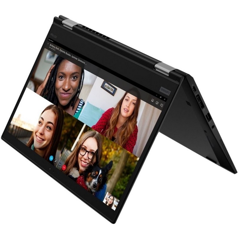 Ноутбук Lenovo X13 Yoga G1 T 13.3 FHD_AR_300N_MT /CORE_I5-10210U_1.6G_4C_MB /8GB(8X8GX16)_DDR4_3200 /256GB_SSD_M.2_2280_NVME_TLC_OP / /INTEGRATED_GRAPHICS /FIBOCOM_L850-GL_4G_LTE_CAT9 /FINGERPRINT_READER /IR&HD_CAMERA_W/MIC / /SMART_CARD_READER /3CEL 20SX0001RT