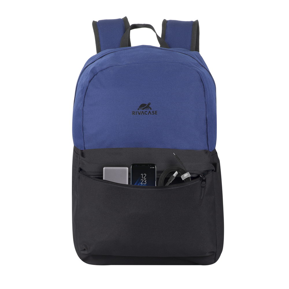 Рюкзак Riva для ноутбука 15.6" Mestalla 5560 синий/черный полиэстер 5560 COBALT BLUE/BLACK 5560 COBALT BLUE/BLACK