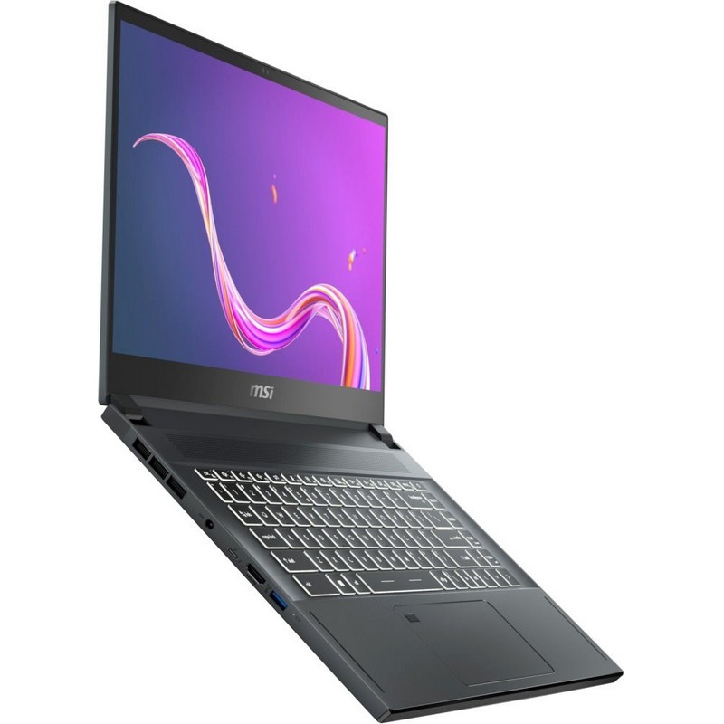 Ноутбук MSI Creator 15 A10SDT-056RU Touch 15.6"(1920x1080 (матовый) IPS)/Intel Core i7 10750H(2.6Ghz)/16384Mb/512PCISSDGb/noDVD/Ext:nVidia GeForce GTX1660Ti Max-Q(6144Mb)/Cam/BT/WiFi/war 1y/1.86kg/Carbon Grey/W10 9S7-16V211-056 9S7-16V211-056