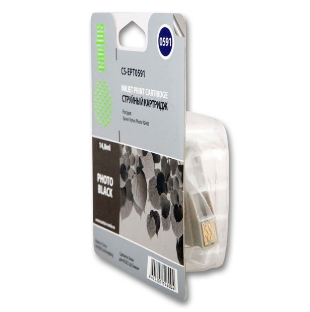 Картридж Cactus струйный CS-EPT0591 черный для Epson Stylus Photo R2400 (14.8мл) CS-EPT0591 CS-EPT0591