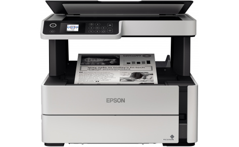 МФУ Epson M2170 струйное, А4, ч/б, 1200x2400 dpi, СНПЧ, 39 стр/мин, USB/LAN/WiFi C11CH43404 C11CH43404