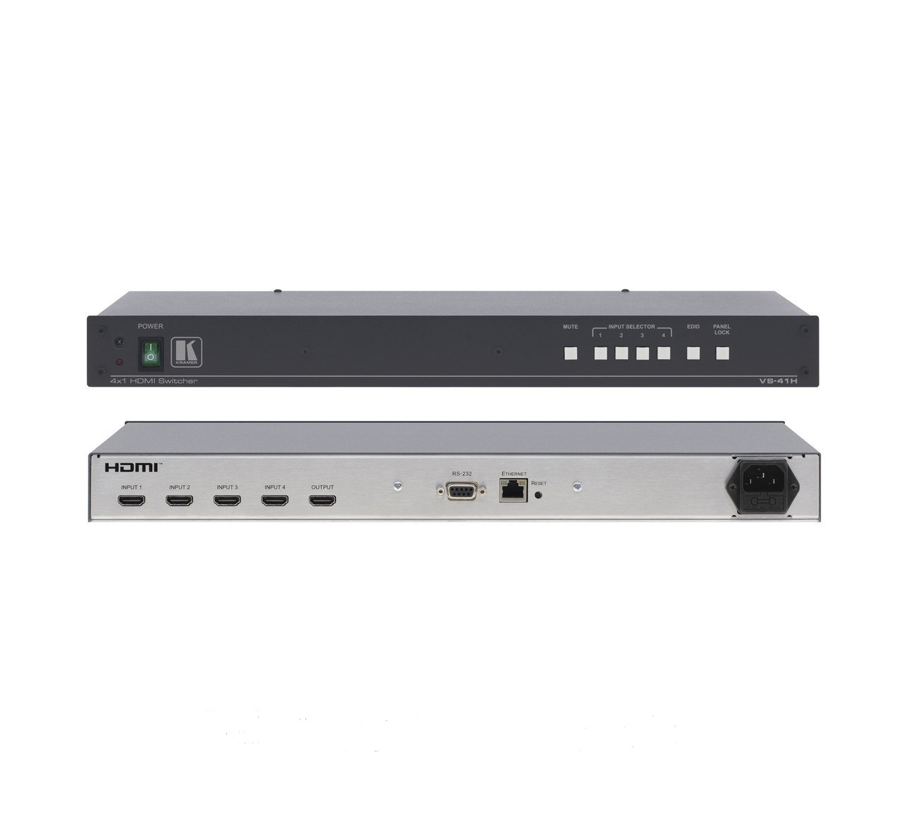 Коммутатор Kramer VS-41H 19" Rack 4х1 HDMI 21-0412020 21-0412020