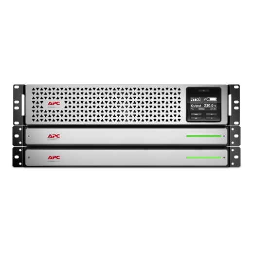 Источник бесперебойного питания APC Smart-UPS SRT Li-Ion RM, 3000VA/2700W, On-line,  Extended-run, Rack 3U, LCD, USB, SmartSlot, 5 year warranty SRTL3000RMXLI SRTL3000RMXLI