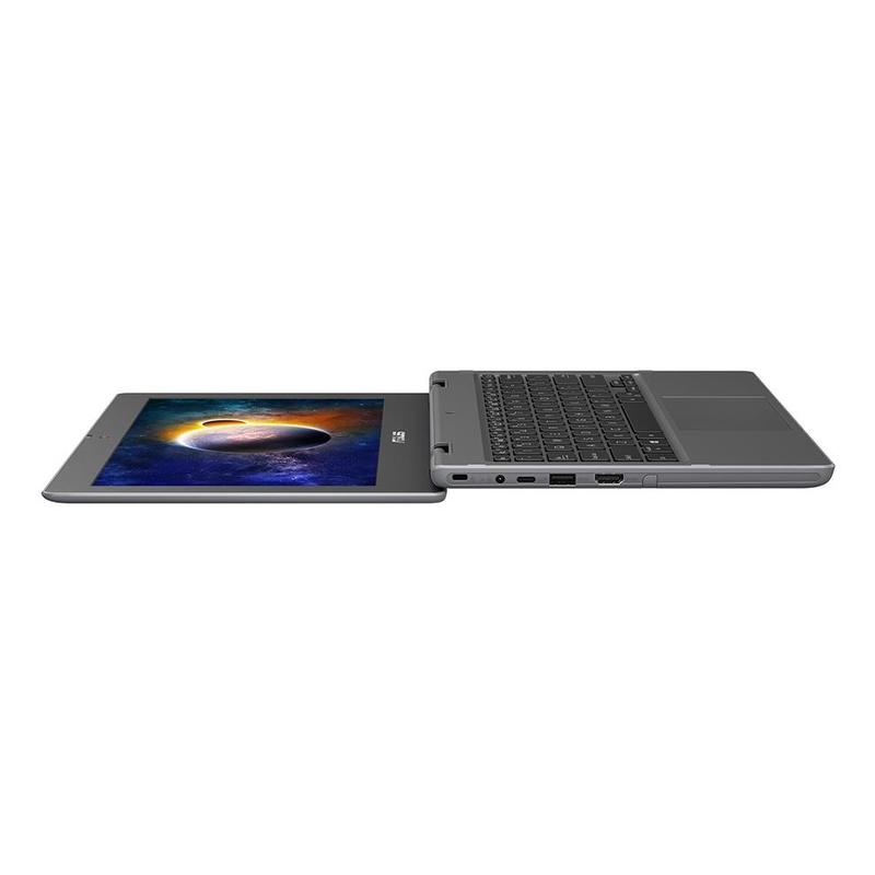 Ноутбук ASUS PRO BR1100CKA-GJ0263T Pentium Silver N6000/8Gb/128Gb eMMC/11,6"HD (1366 x 768)1 x VGA/1 x HDMI /RG45/WiFi5/BT/Cam/Windows 10 Home/1,4Kg/Dark Grey 90NX03B1-M03470 90NX03B1-M03470