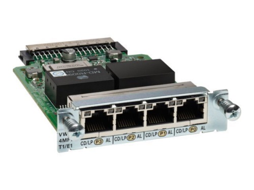 VWIC3-4MFT-T1/E1 Модуль 4-Port 3rd Gen Multiflex Trunk Voice/WAN Int. Card - T1/E1 VWIC3-4MFT-T1/E1