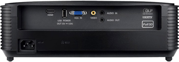 Проектор Optoma DS320 (DLP, SVGA 800x600, 3600Lm, 20000:1, HDMI, VGA, Composite video, Audio-in 3.5mm, Audio-Out 3.5mm) (replace DS317e) E9PX7D102EZ1 E9PX7D102EZ1 #2
