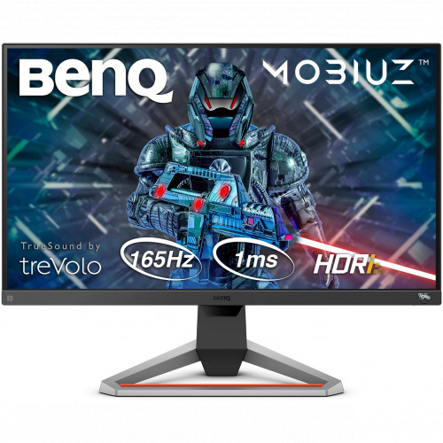 Монитор BenQ 27" EX2710S MOBIUZ 165Hz IPS LED 16:9 1920x1080 400 cd/m2 1000:1 20M:1 178/178 1ms HDMI DisplayPort Speaker Audio Tilt HAS Swivel Dark grey 9H.LKFLA.TBE 9H.LKFLA.TBE