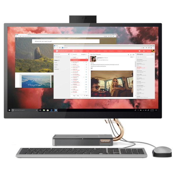 Моноблок Lenovo IdeaCentre A540-27ICB 27" QHD i7 9700T (2)/8Gb/1Tb 5.4k/SSD512Gb/RX 560X 4Gb/CR/Windows 10 Home/GbitEth/WiFi/BT/150W/клавиатура/мышь/Cam/темно-серый 2560x1440 F0EK002RRK F0EK002RRK