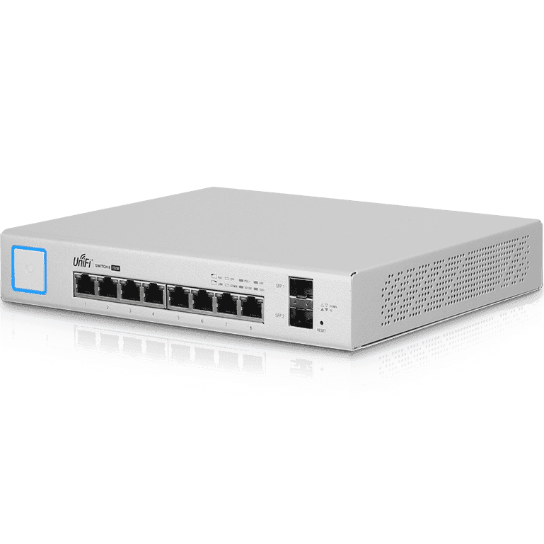 Коммутатор Ubiquiti US-8-150W-EU 8G 2SFP 8PoE+ управляемый US-8-150W-EU US-8-150W-EU