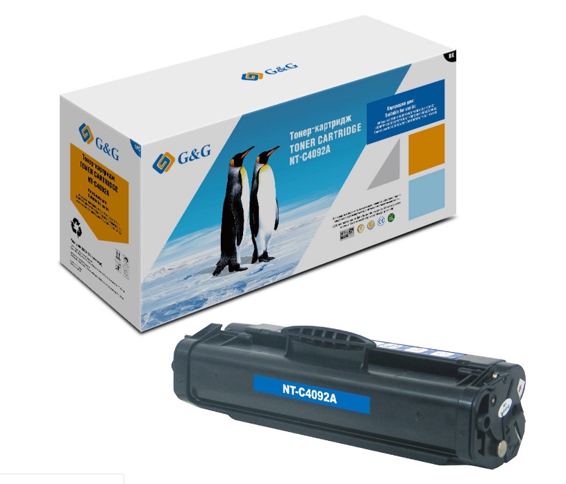Тонер-картридж G&G для HP LaserJet 1100/3200 Canon LBP-1110/1120 (2500стр) NT-C4092A NT-C4092A