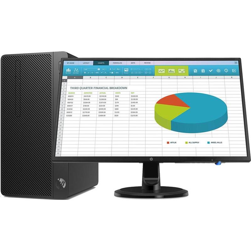 Компьютер HP 290 G2 MT Core i5-8500,4GB,500GB,DVD-RW,usb kbd/mouse,Win10Pro(64-bit),1-1-1 Wty 4VF85EA 4VF85EA
