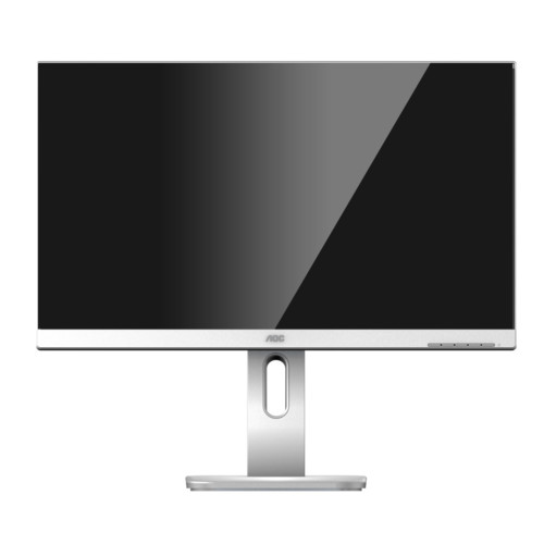 Монитор AOC 23.8" серый IPS 1920x1080@60Hz 5ms 178/178 250cd 1000:1 Frameless HDMI1.4 DisplayPort1.2 DVI D-Sub USB3.0x4 AudioOut 2Wx2 Pivot 24P1/GR 24P1/GR